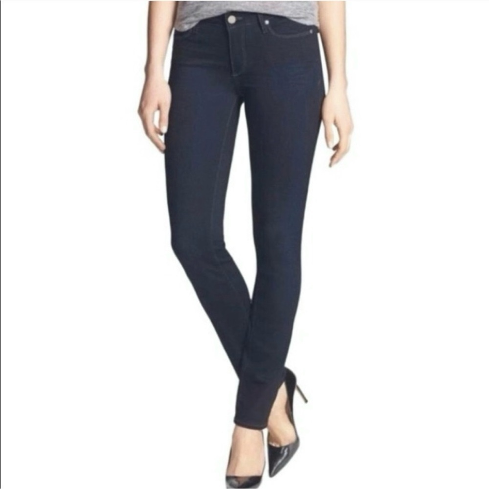 PAIGE Skyline Skinny Jeans Twilight Dark Denim Size 27
